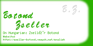 botond zseller business card